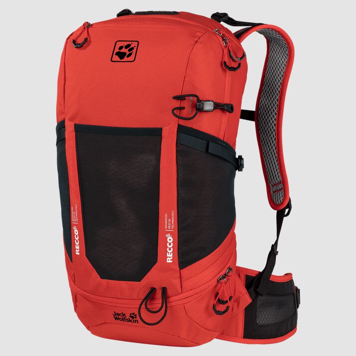 Mochila Senderismo Jack Wolfskin Kingston 22 Recco Hombre Naranjas Rojos Mexico-8574196